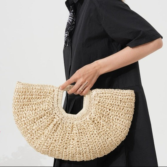 Designer Bast handbag with unique cut LoungeYard — product view 1