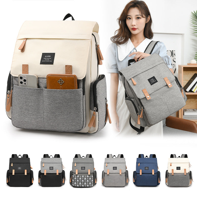 Multi-Pocket Canvas Backpack LoungeYard — product view 1