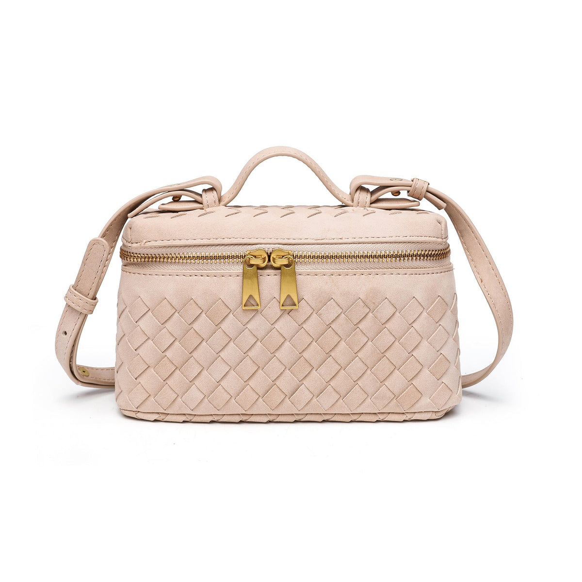 Textured Suede Crossbody Handbag LoungeYard — product view 3