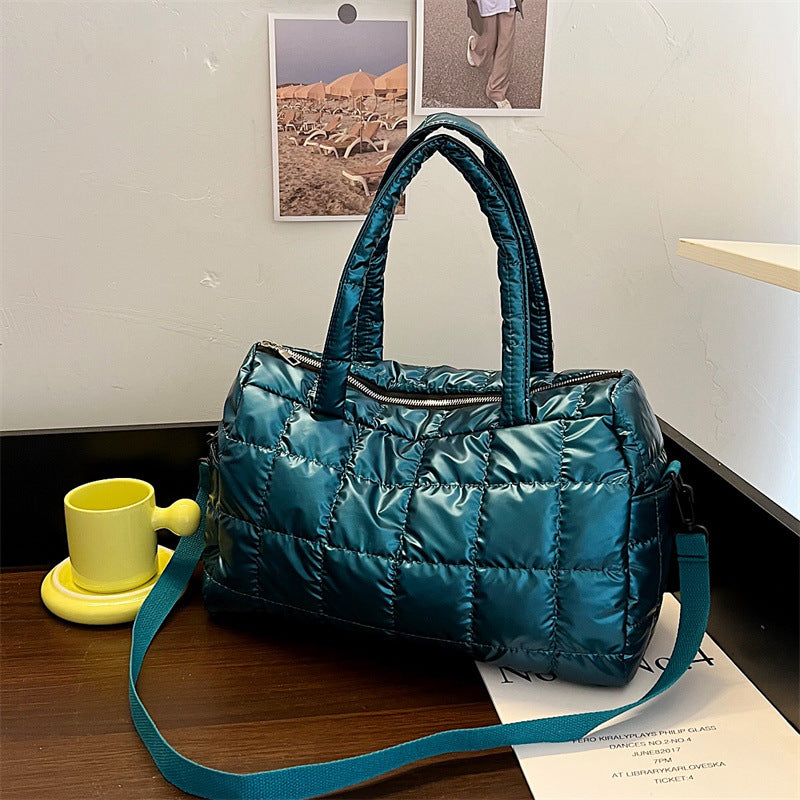Puffer-Style Multi-Functional Travel Handbag — product view 2