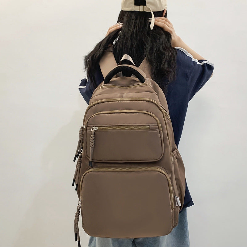 Leisure backpack with multiple compartments and ergonomic carrying system LoungeYard — product view 2