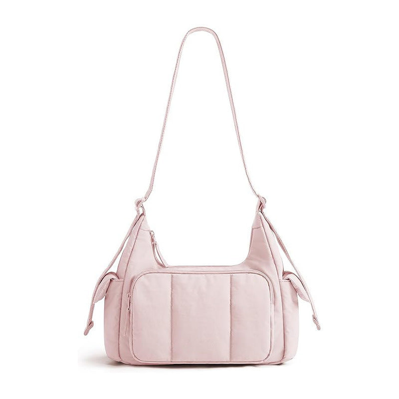 Fashionable shoulder bag with multifunctional compartments LoungeYard — product view 6