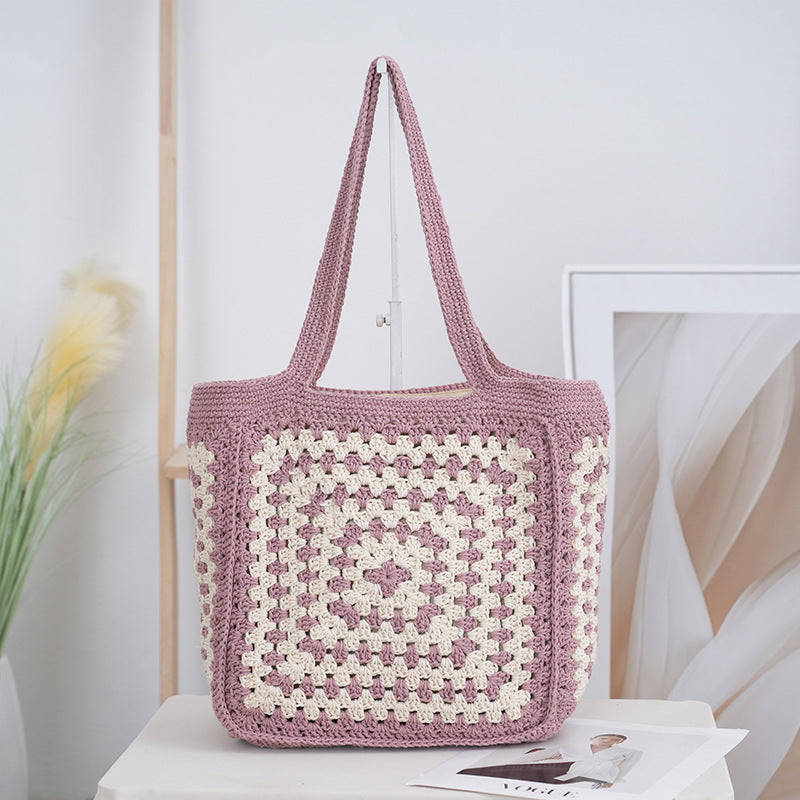 Handcrafted Macramé Shopping Bag LoungeYard — product view 4