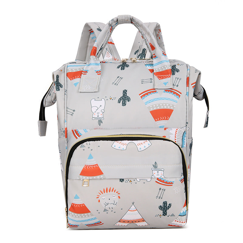 Multi-Purpose Floral Print Backpack LoungeYard — product view 7