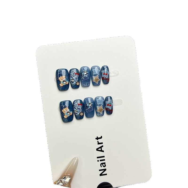 Whimsical Character Design Press-On Nails — product view 4