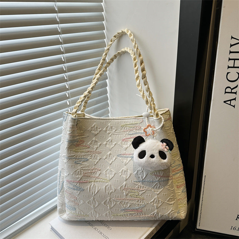 Quilted Decorative Shoulder Bag LoungeYard — product view 1