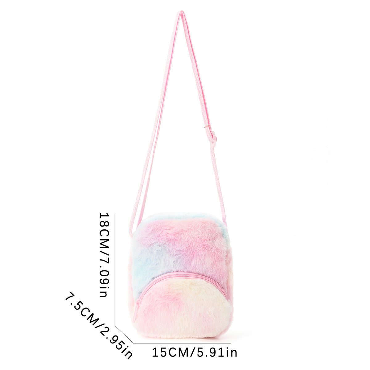 Fluffy shoulder bag with star motif LoungeYard — product view 4