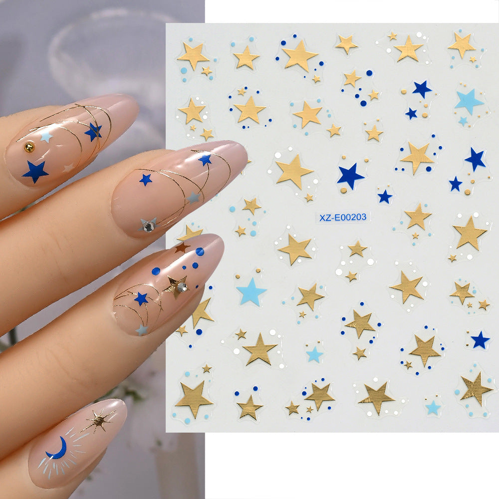 Abstract Wave Nail Art Stickers — product view 1