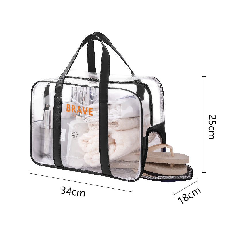 Clear Travel Toiletry Bag LoungeYard — product view 7