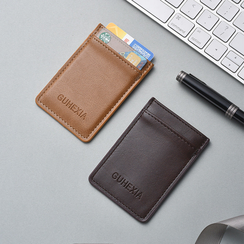 Sleek Leather Card Holder LoungeYard — product view 1