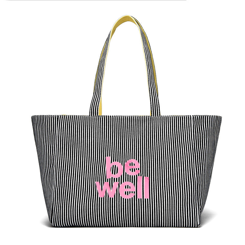 Spacious tote bag for leisure and shopping LoungeYard — product view 4