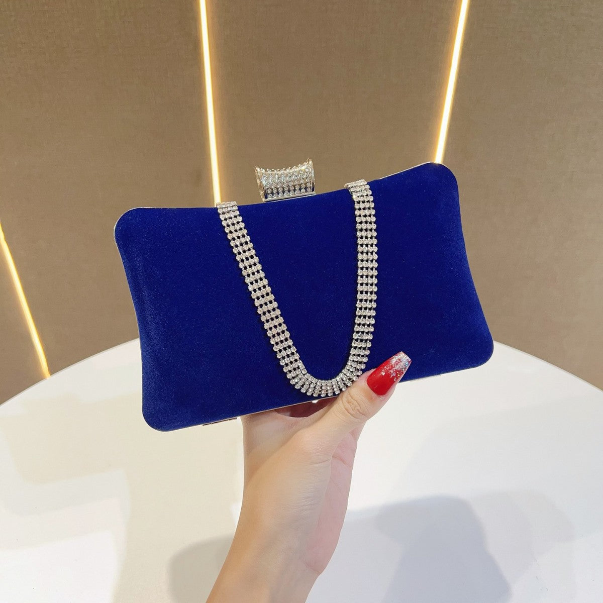 Luxurious Velvet Evening Handbag — product view 1
