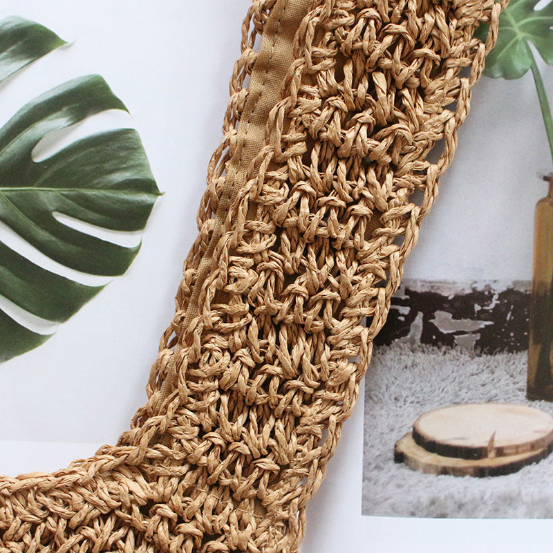 Handmade straw bag LoungeYard — product view 3