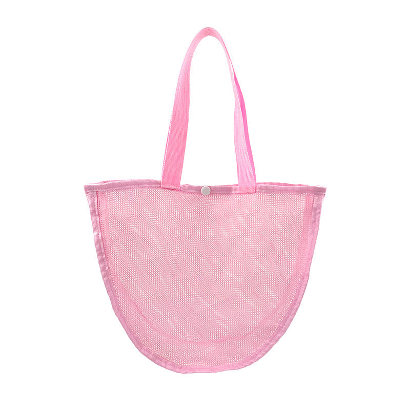 Durable mesh beach bag with wide straps LoungeYard — product view 5