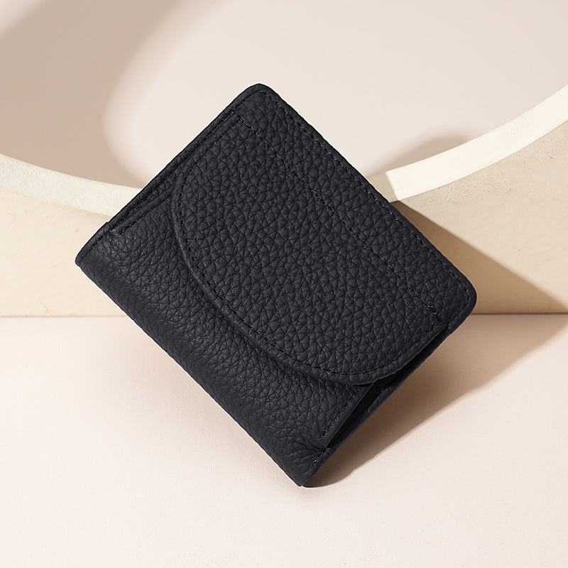 Textured Leather Cardholder Wallet — product view 2