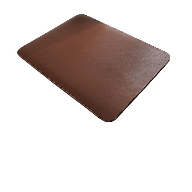 Sleek Leather Laptop Sleeve LoungeYard — product view 3