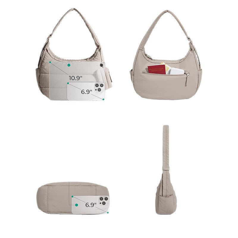 Comfortable shoulder bag with practical additional function LoungeYard — product view 5