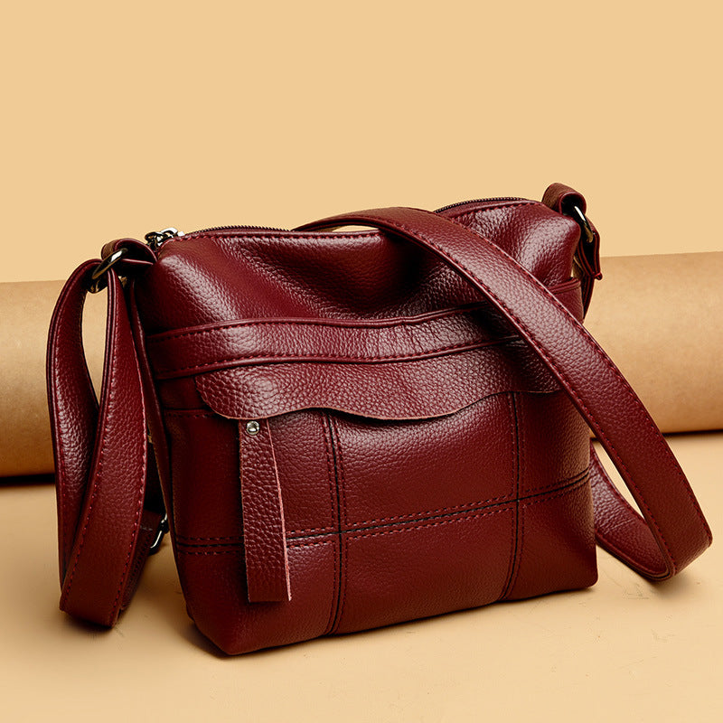 Functional Leather Crossbody Bag LoungeYard — product view 2