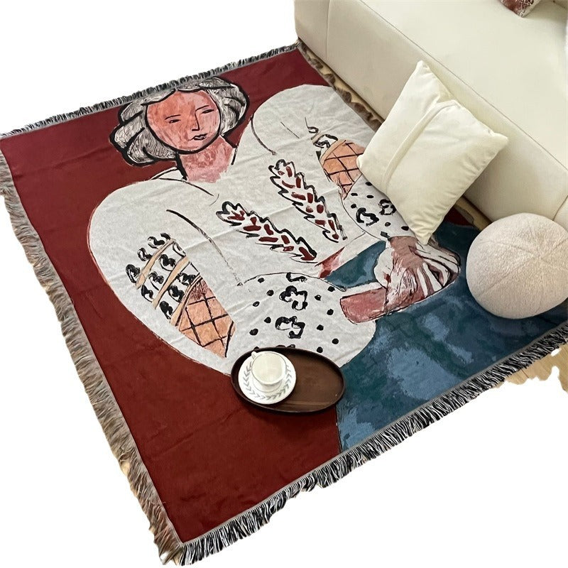 Whimsical Frog Patterned Throw Blanket — product view 5