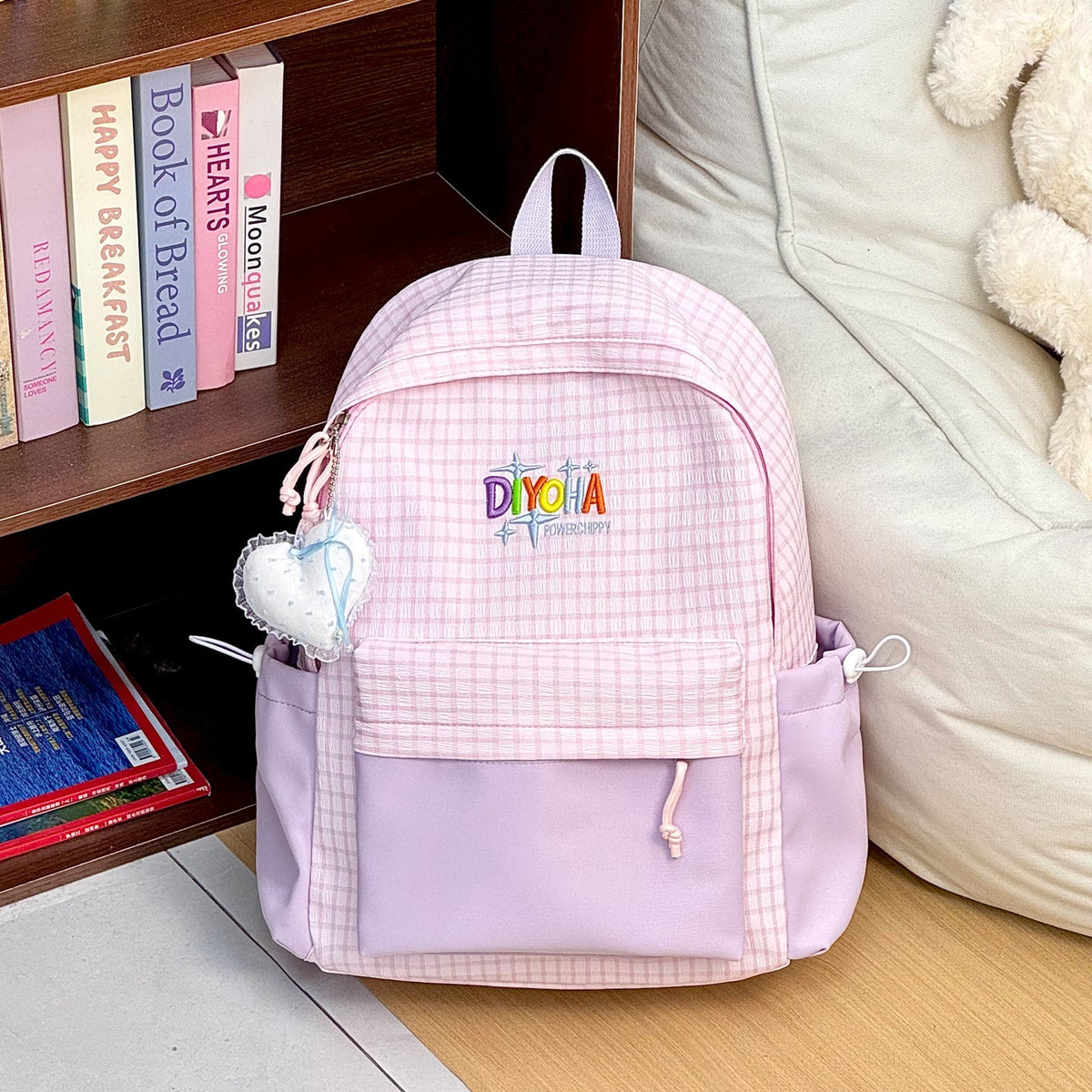 Playful Patterned Backpack LoungeYard — product view 7