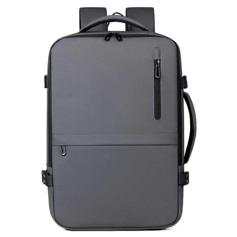 Stylish backpack with laptop compartment and ergonomic shoulder straps LoungeYard — product view 7