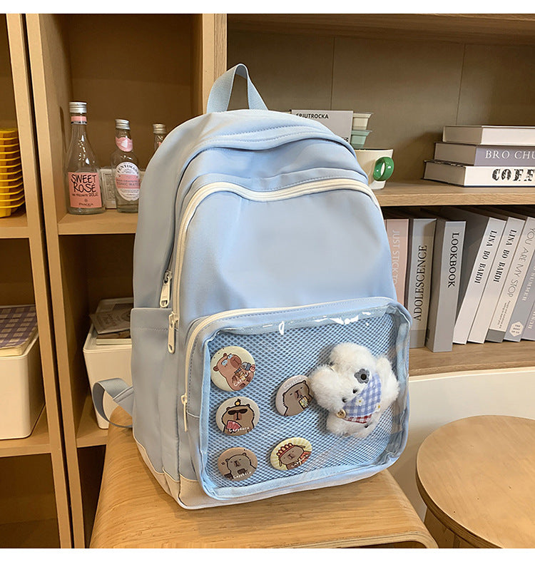 Stylish Kids' Backpack with Plush Decor — product view 1