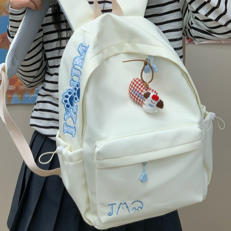 Embroidered Character-Themed Backpack LoungeYard — product view 1