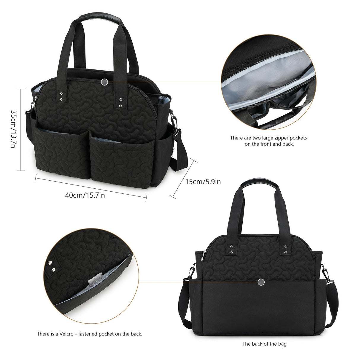 Modular diaper bag LoungeYard — product view 4