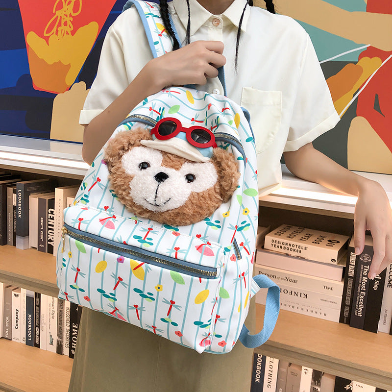 Playful Plush Animal Backpack — product view 4