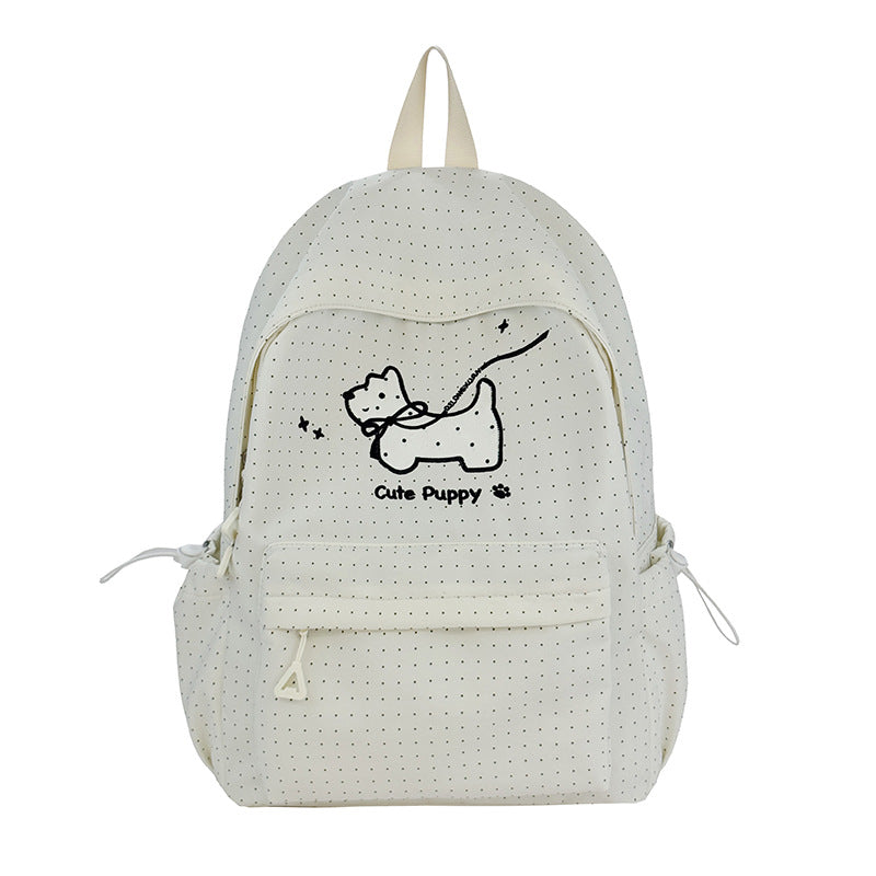 Cute Puppy-Themed School Backpack LoungeYard — product view 5