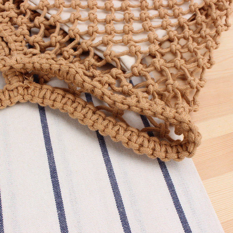 Multifunctional Macrame Tote Bag LoungeYard — product view 3