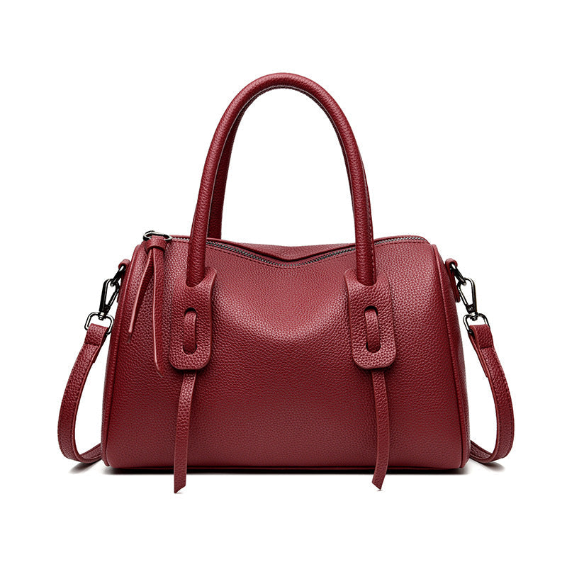 Textured Leather Weekender Bag LoungeYard — product view 1