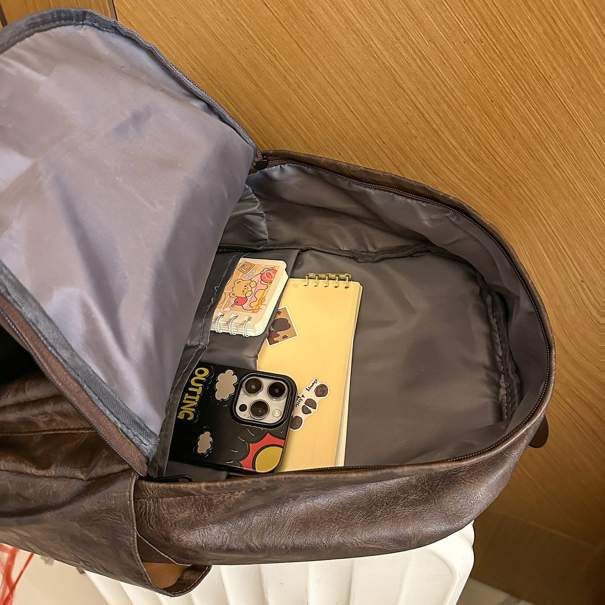 Stylish Everyday Backpack With Unique Design LoungeYard — product view 1
