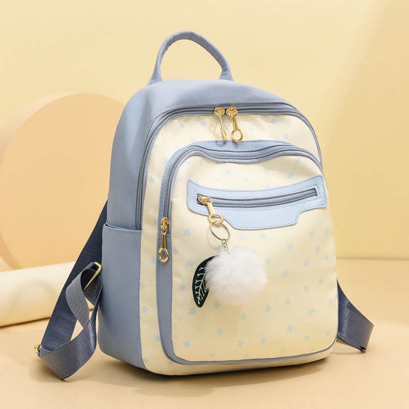 Chic Star Patterned Backpack LoungeYard — product view 1
