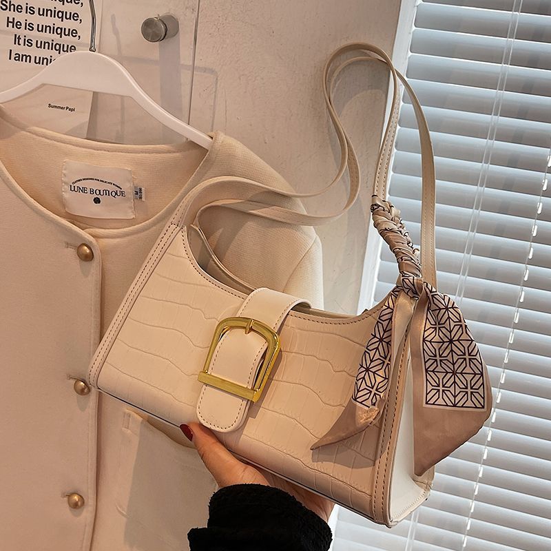 Crocodile-Embossed Mini Crossbody Handbag LoungeYard — product view 6
