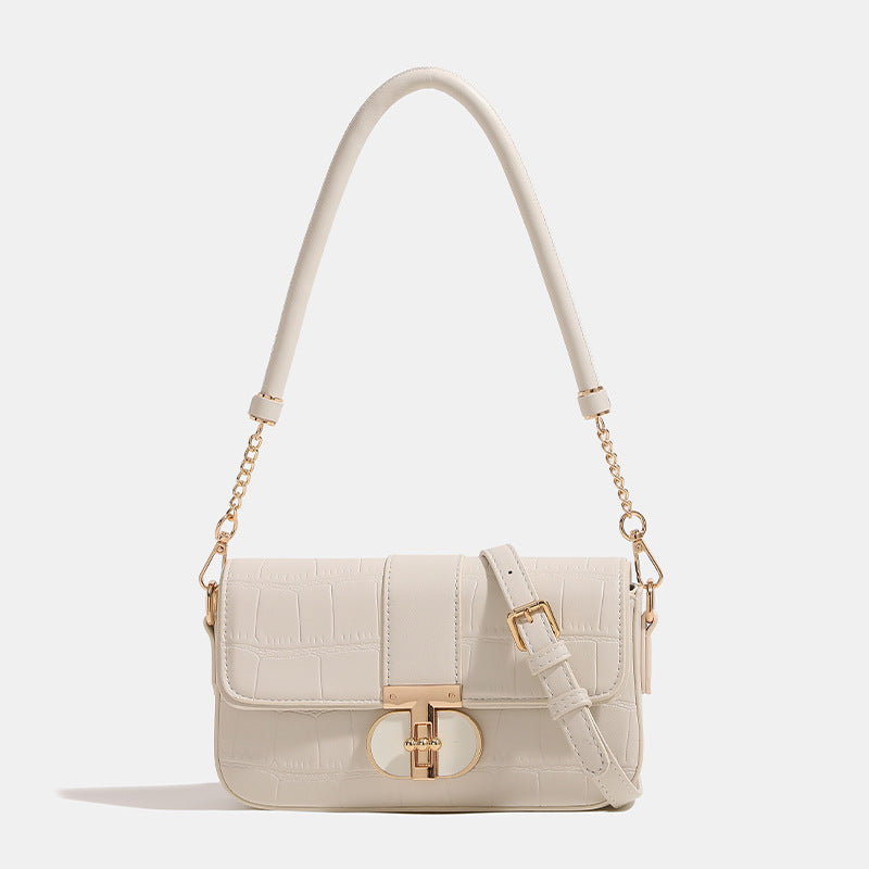 Crocodile-Embossed Crossbody Handbag LoungeYard — product view 6