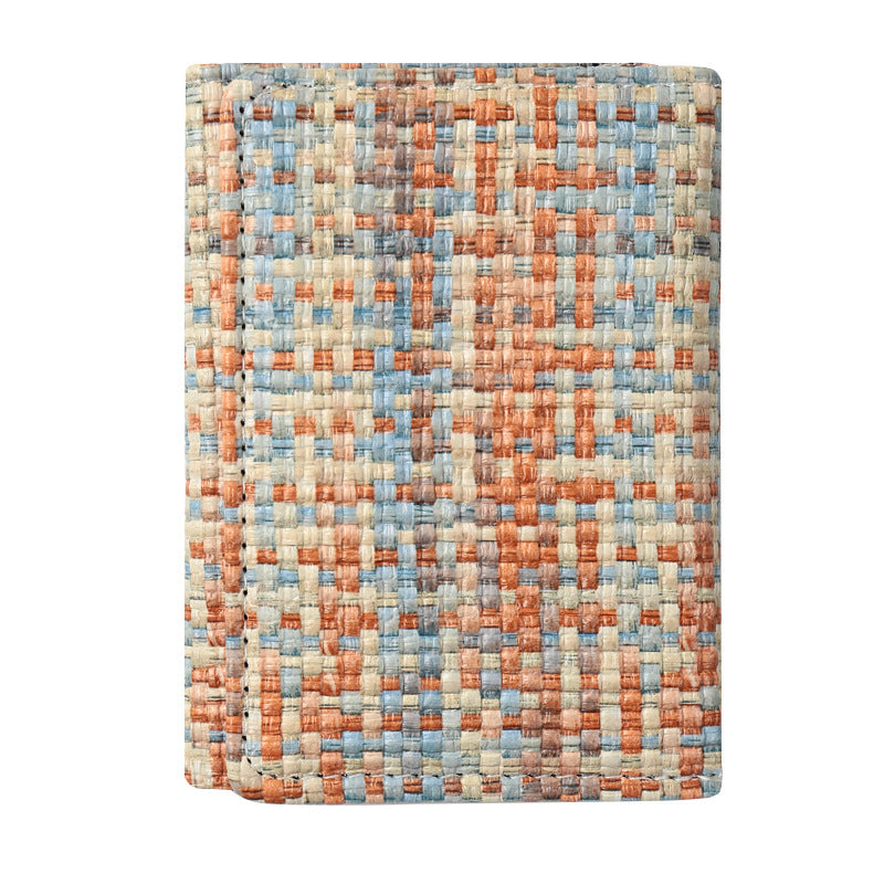 Textured Weave Wallet — product view 1