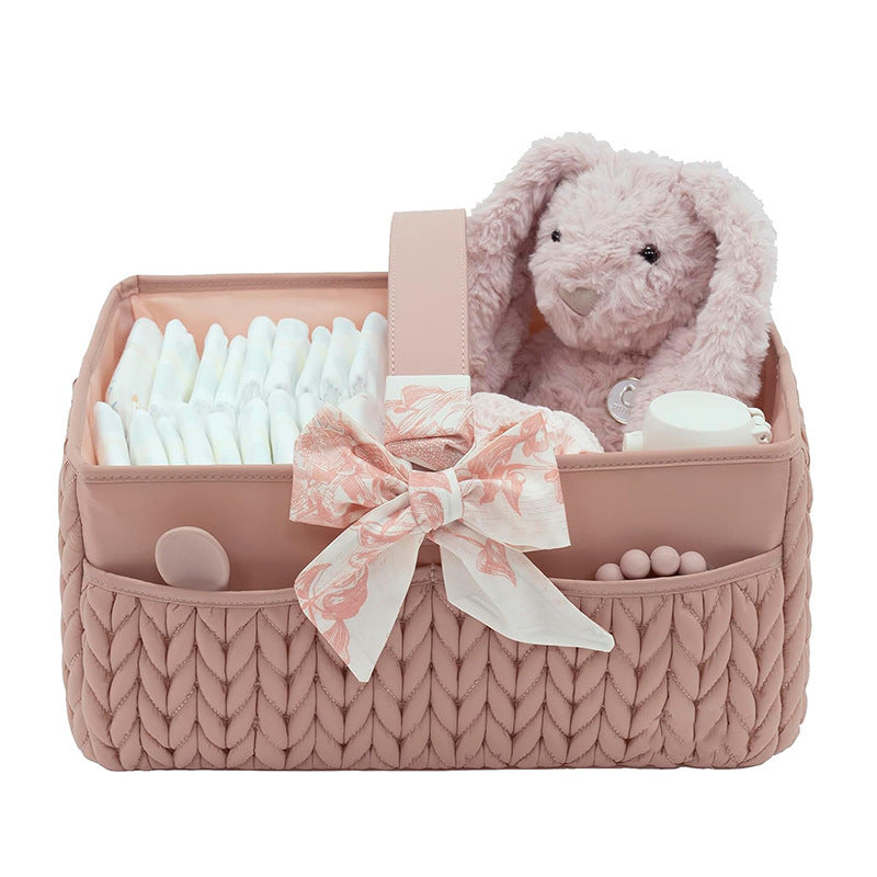 Wrap Organizer Bag with Decorative Bow LoungeYard — product view 1