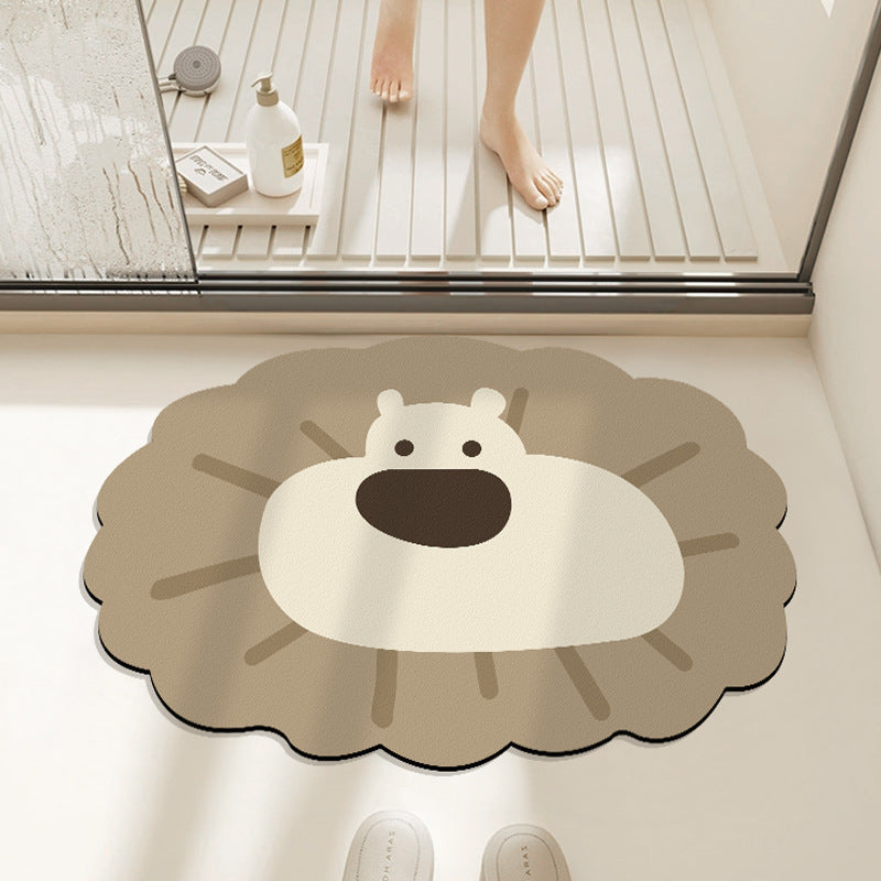 Cute Cat-Themed Anti-Slip Bath Mat — product view 6