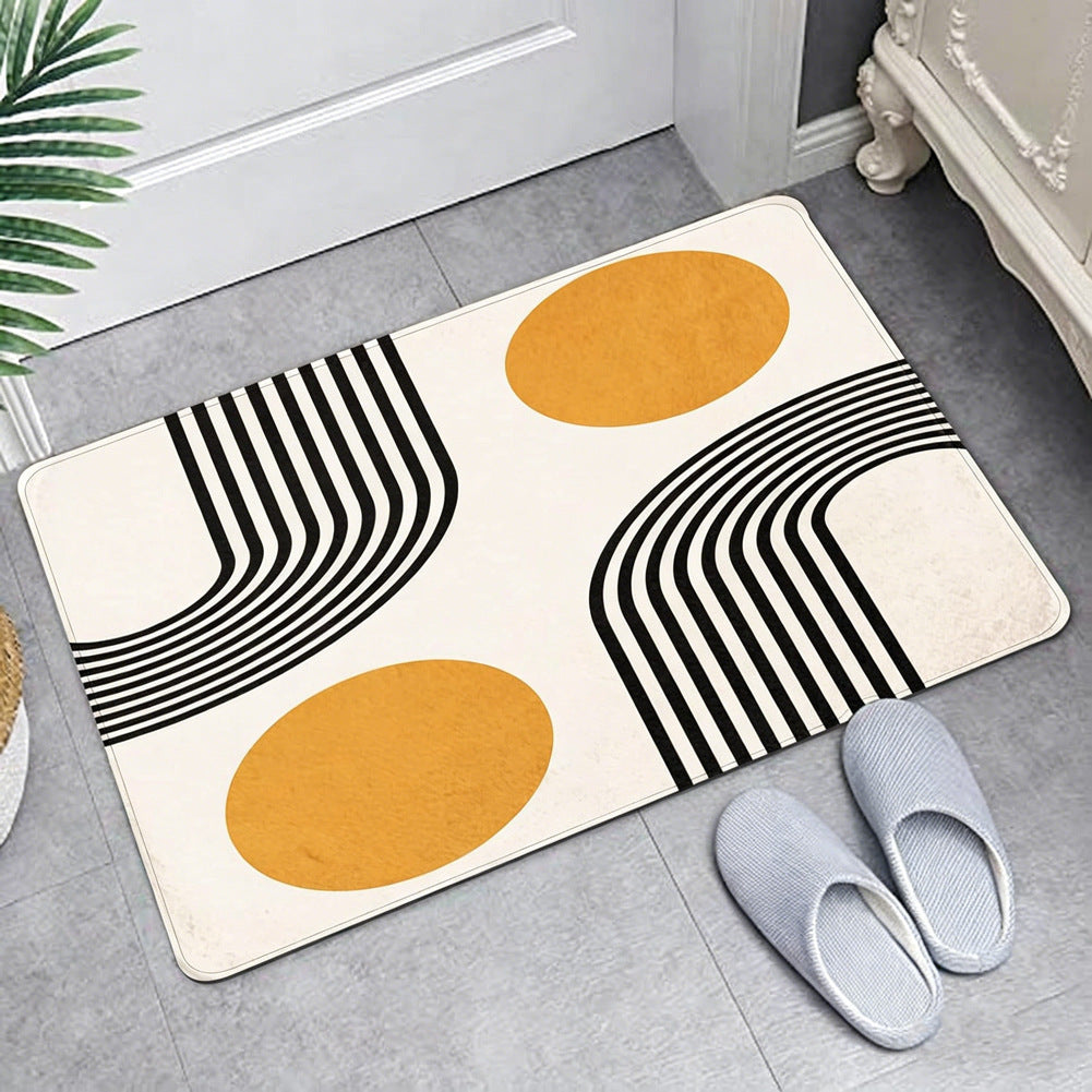 Coastal Nautical Bath Mat LoungeYard — product view 4