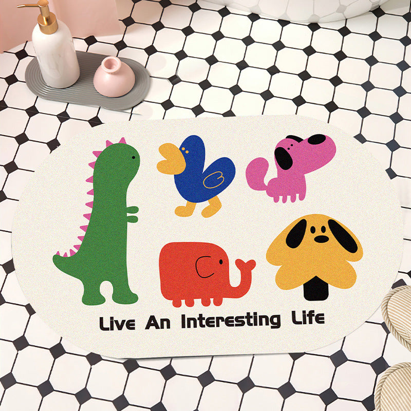 Funny Dog-Themed Bath Mat — product view 1