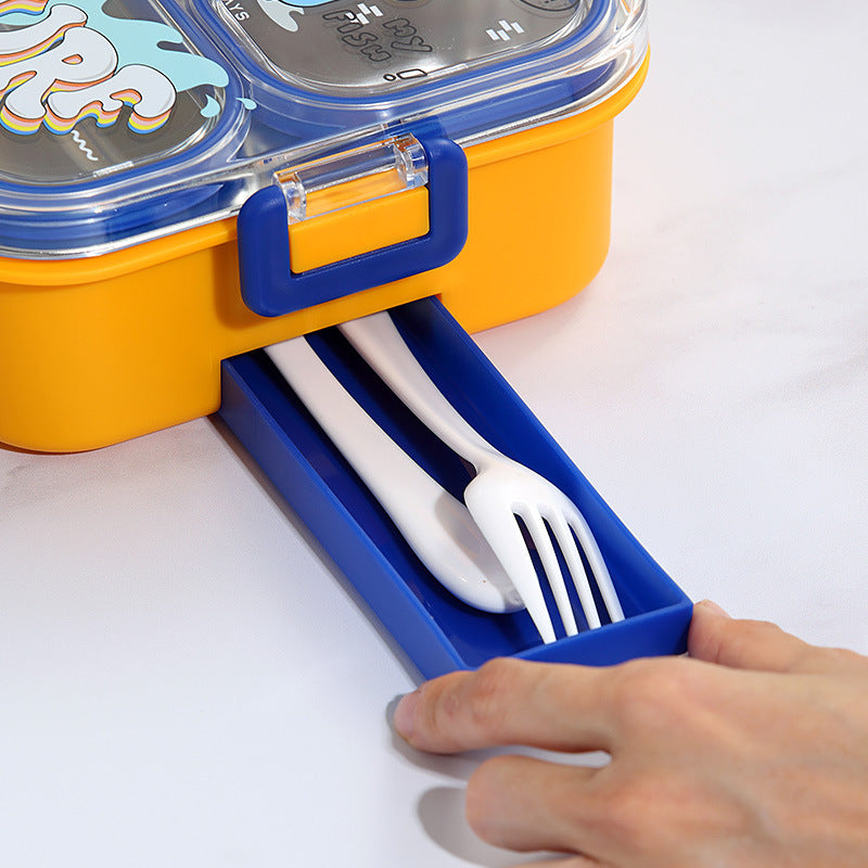 Fun-Themed Multi-Section Lunch Container — product view 2