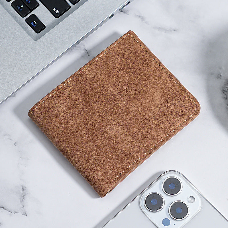 Slim Minimalist Leather Wallet — product view 1