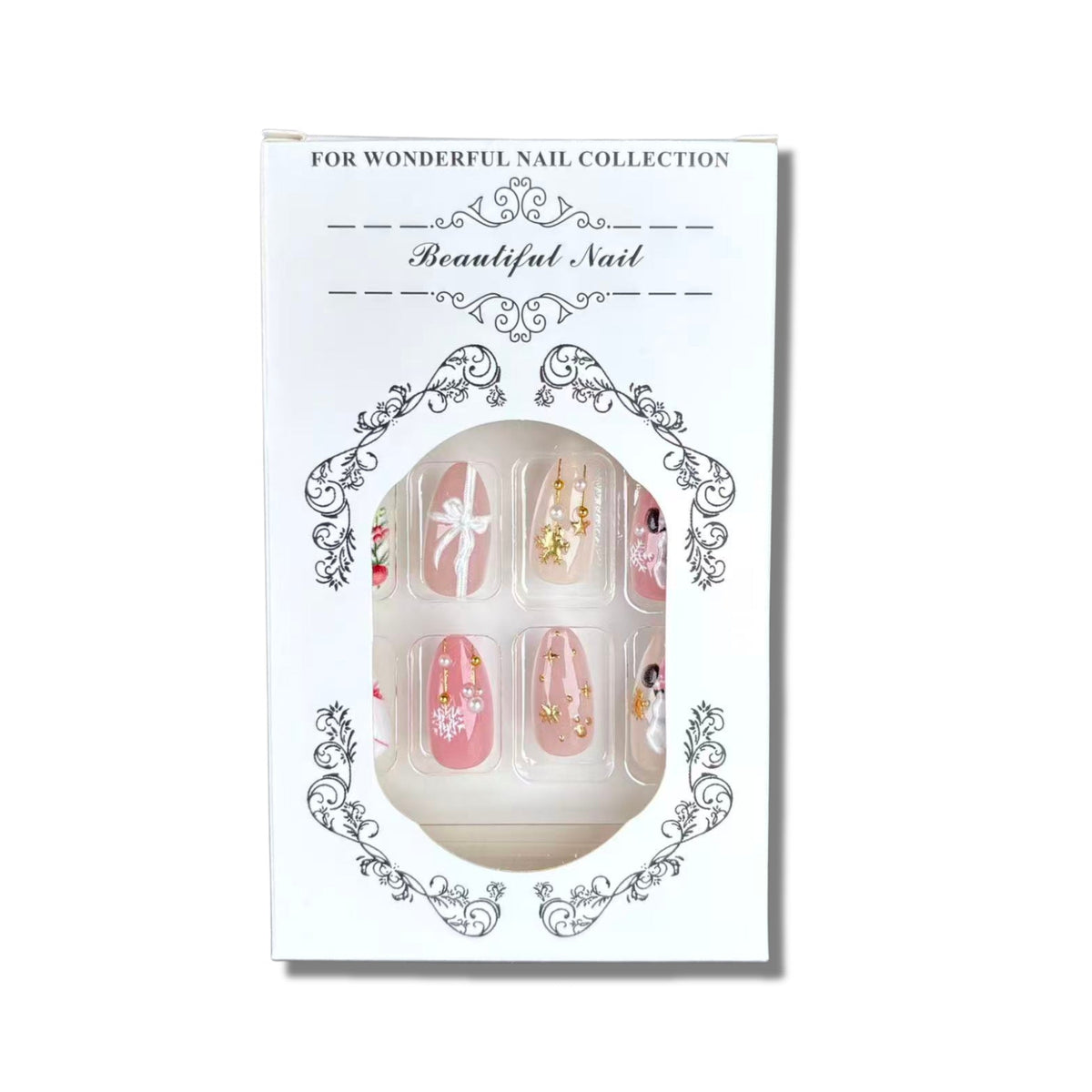 Festive Themed Holiday Press-On Nail Set — product view 4