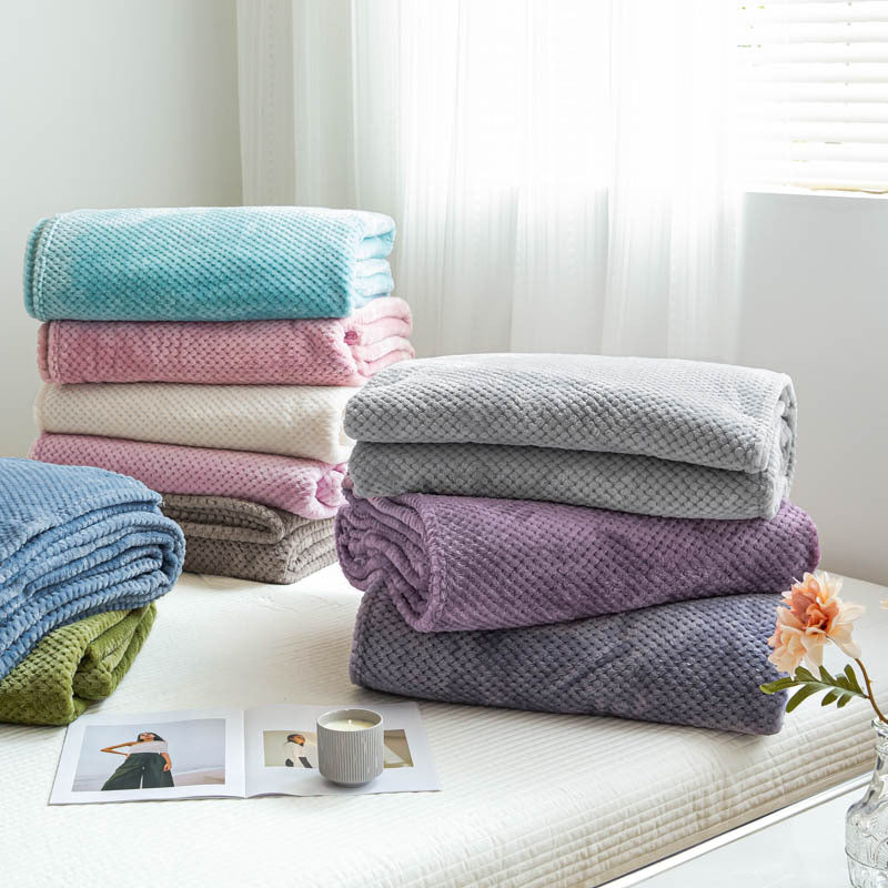 Textured Throw Blanket — product view 1