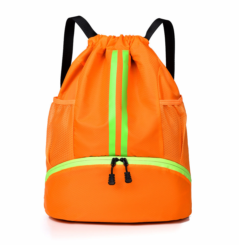 Sports Mesh Drawstring Backpack LoungeYard — product view 1