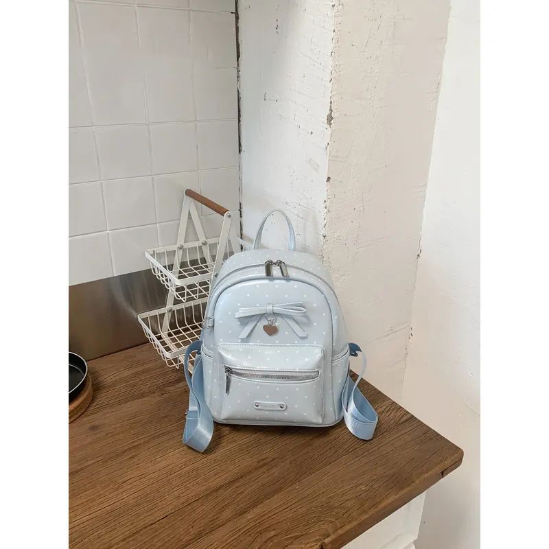 Polka-Dot Decorative Mini Backpack LoungeYard — product view 6