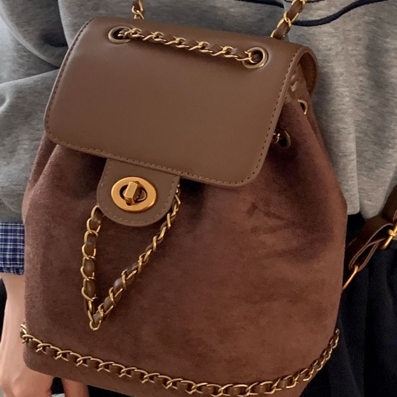 Premium Suede Backpack LoungeYard — product view 1