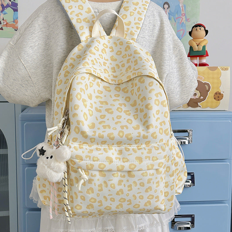 Cute Bunny-Ear Printed Backpack LoungeYard — product view 2