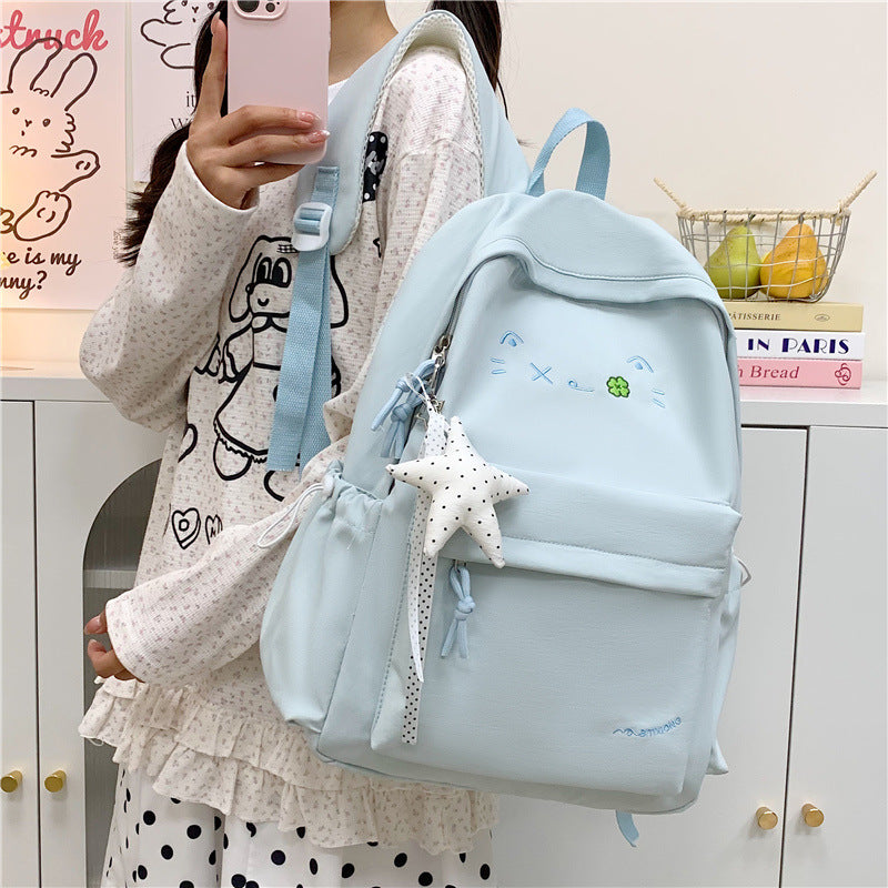 Cute Character-Embellished Backpack LoungeYard — product view 1